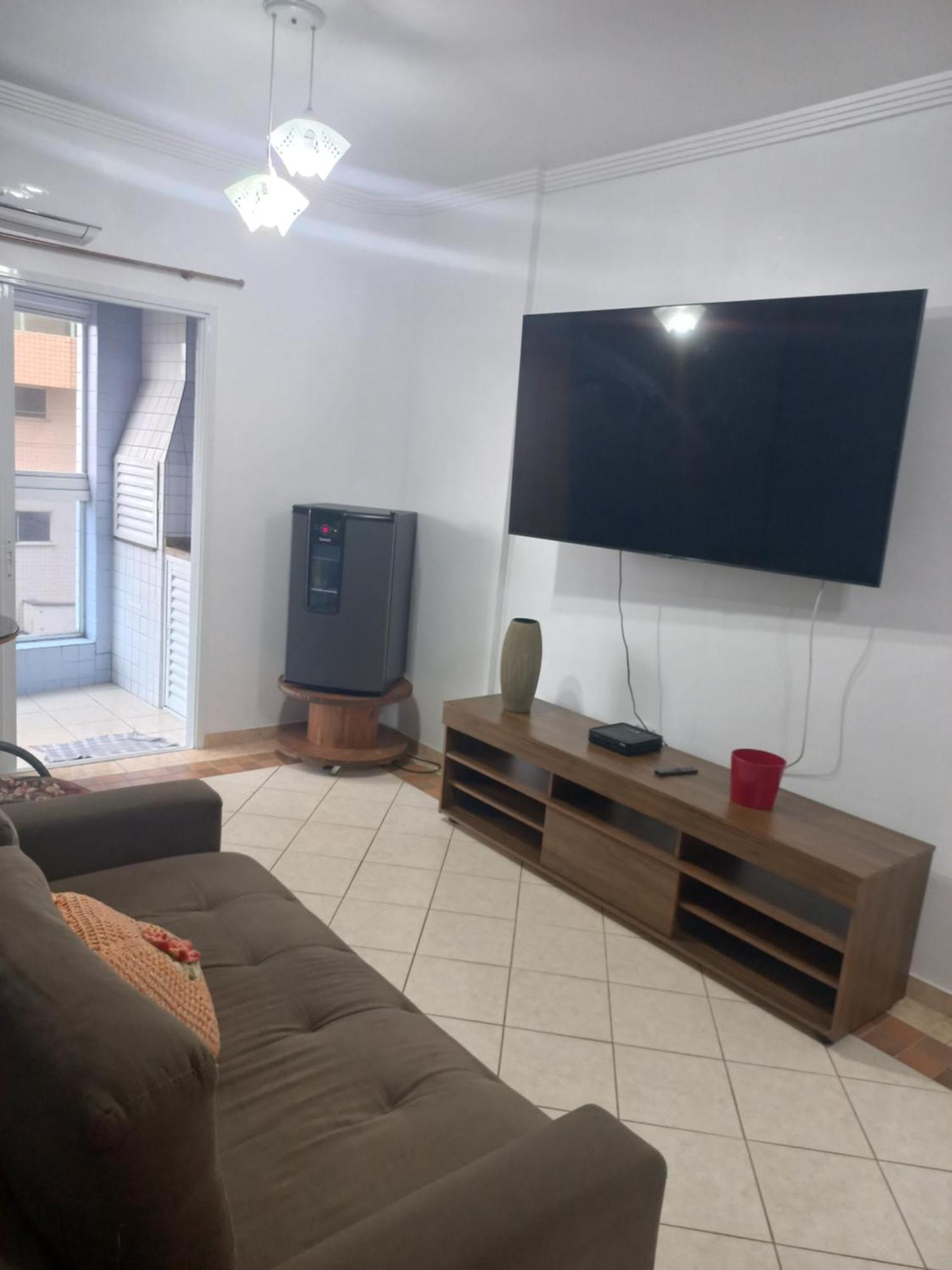 Apto Vista Mar, 8 Pessoas, Varanda Gourmet, Pe Na Areia! Praia Grande  Exteriör bild